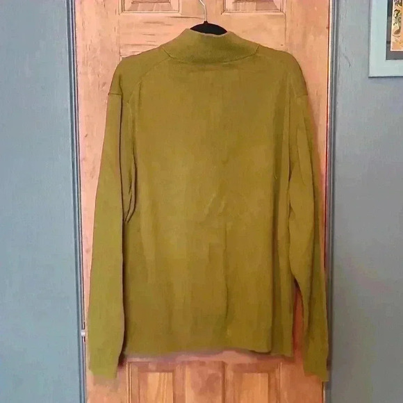 Olive 1/4 Zip Sweater - Picture 6 of 6